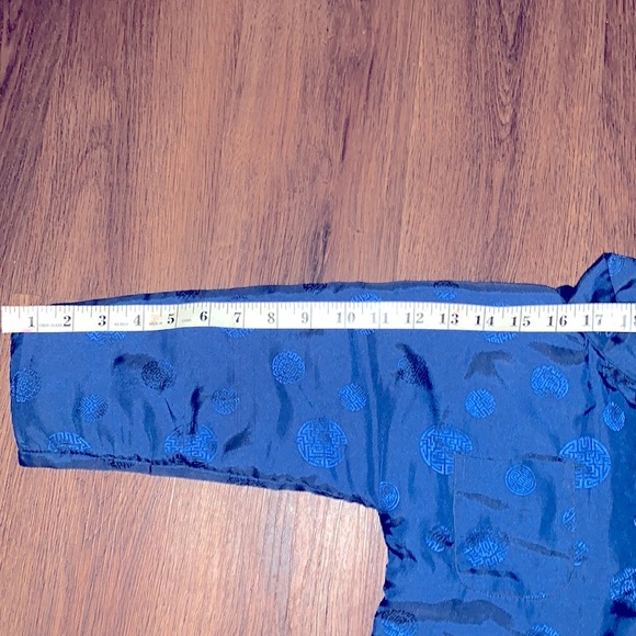 Child’s Chinese satin silk jacket, vintage retro Size 5,6,7 Boy Girl unisex RARE - Picture 11 of 12